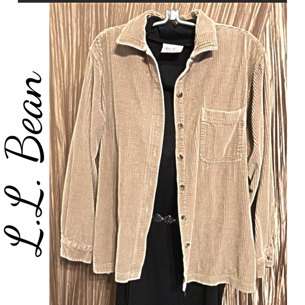 L.L. Bean Tan Jacket Size L